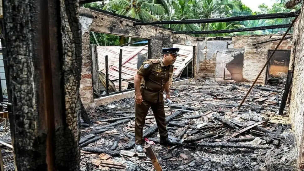 இலங்கை தீ விபத்து 