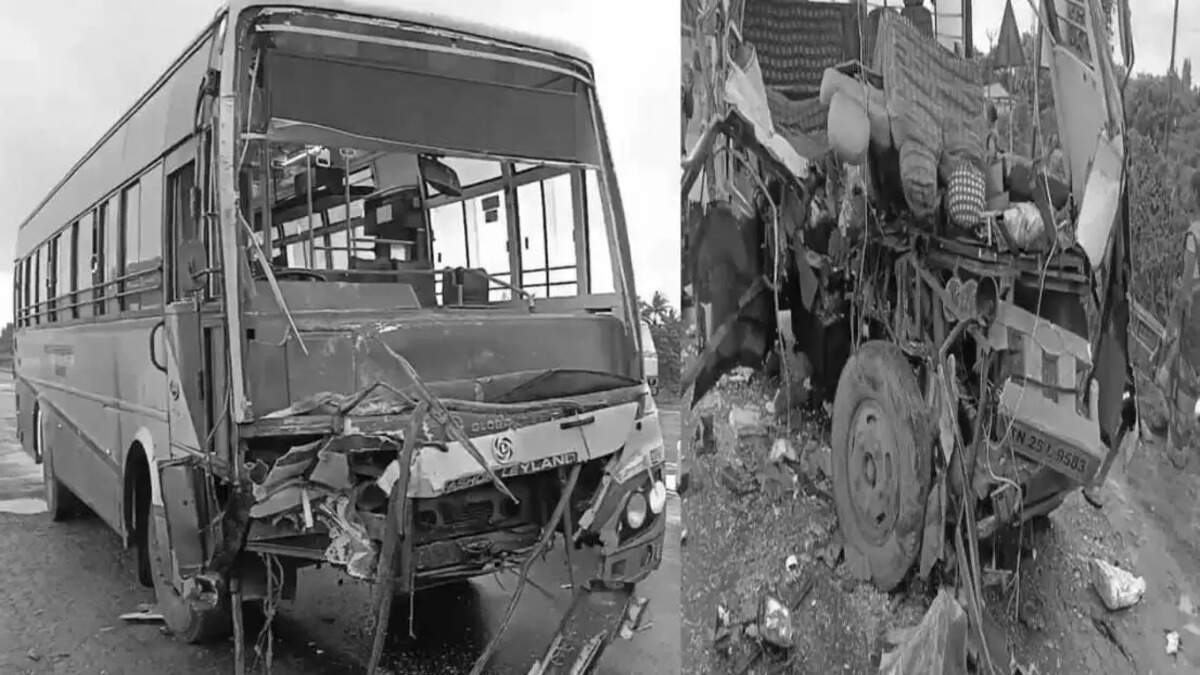 அரசு பேருந்து வேன்