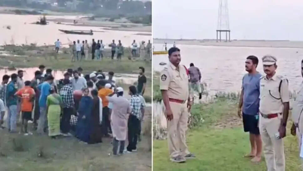 கோதாவரி ஆற்றில் மூழ்கி