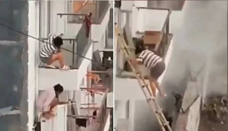 பகீர் சிசிடிவி காட்சிகள்... மாணவியர் விடுதியில் பயங்கர தீ விபத்து&hellip;. &nbsp;பால்கனியில் இருந்து குதித்த மாணவிகள்! &nbsp;