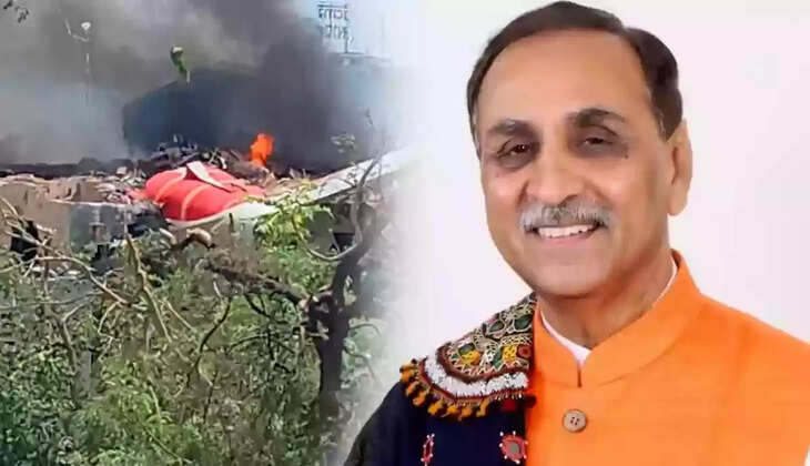 ஷாக் வீடியோ... ஏர் இந்தியா விமான விபத்தில் சிக்கிய குஜராத் முன்னாள் முதல்வர் விஜய் ரூபானி?