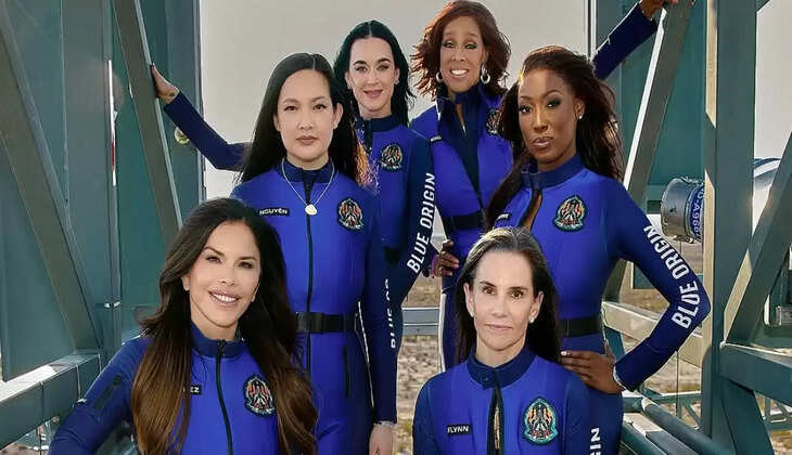 கேட்டி பெர்ரி விண்வெளி