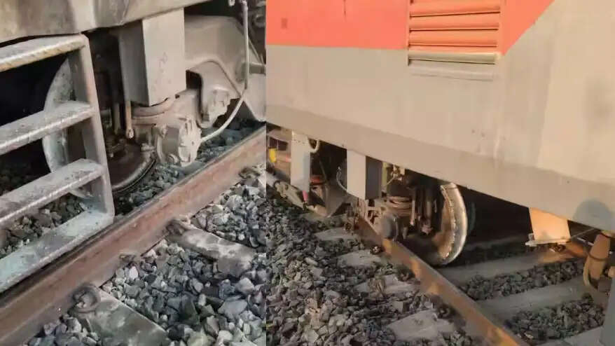 தடம் புரண்ட ரயில்