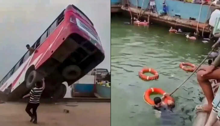 வங்கதேசம் ஆற்றில் கவிழ்ந்த பேருந்து