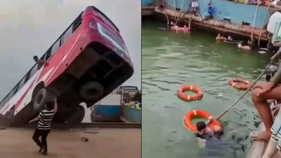 வங்கதேசம் ஆற்றில் கவிழ்ந்த பேருந்து