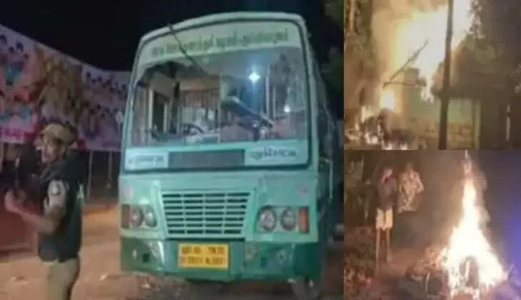 கலவரம் தீ வைப்பு