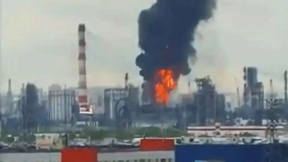 ரஷ்யா உக்ரைன் எண்ணெய் ஆலை