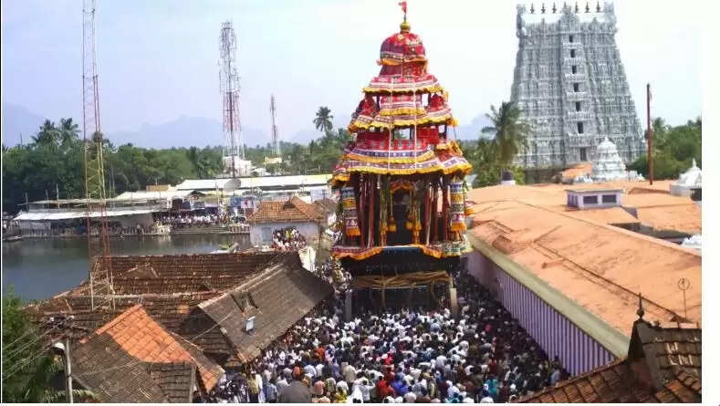 குமரி சுசீந்தரம் தாணுமாலயன் சுவாமி தேரோட்டம்