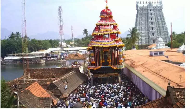 குமரி சுசீந்தரம் தாணுமாலயன் சுவாமி தேரோட்டம்