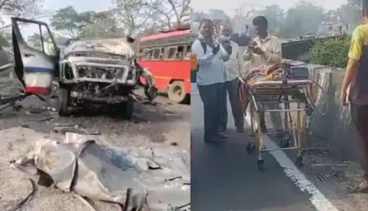 மும்பையில் ஆம்புலன்ஸ் விபத்து