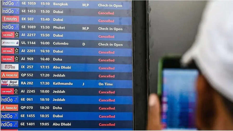 விமானம் விமான விமானங்கள் ரத்து