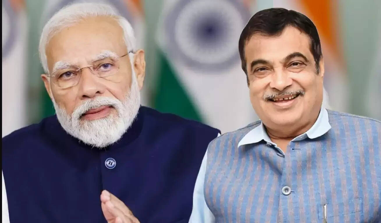 நிதின் கட்காரி மோடி