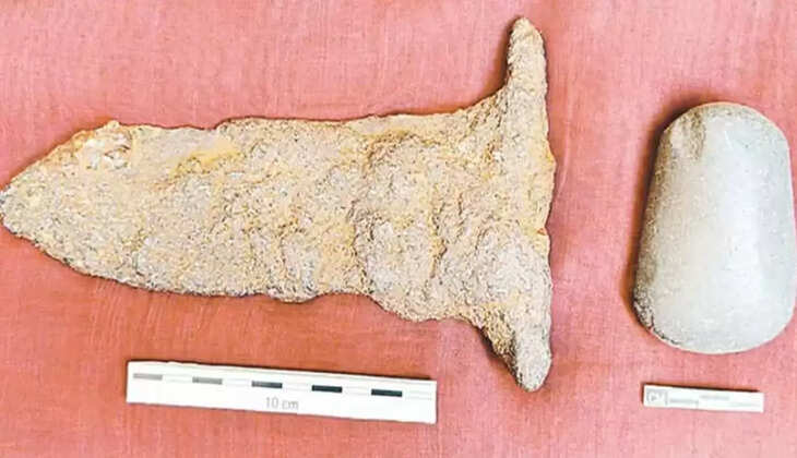 தென்பெண்ணை ஆற்றில் கைக்கோடரி அகழ்வாராய்சி