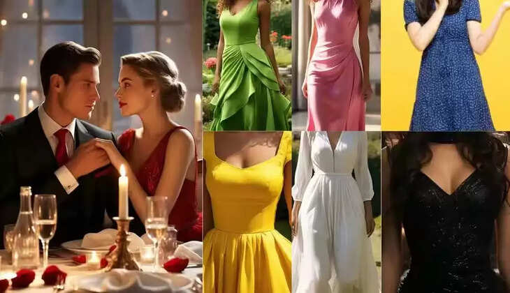 வேலண்டைன்ஸ் டே காதலர் தின டிரஸ் ஆடை