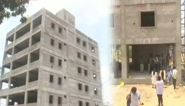 &nbsp;கோர விபத்து... கட்டுமானப் பணியில் சாரம் சரிந்து விழுந்து &nbsp;3 தொழிலாளர்கள் துடிதுடித்து பலி&zwnj;.!