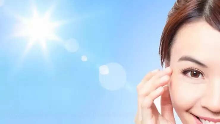 வெயிலில் மின்னும் சருமம்