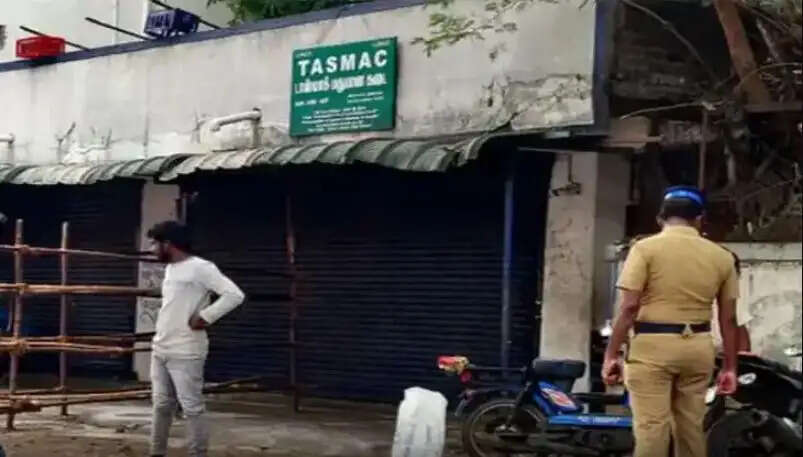 டாஸ்மாக் போலீஸ்  பாதுகாப்பு
