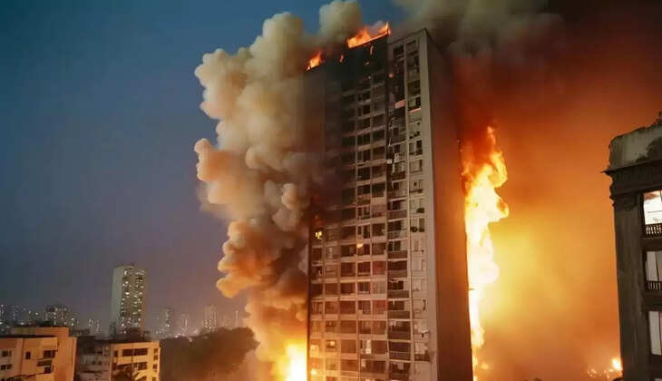 காலையிலேயே அதிர்ச்சி... 14 மாடி கட்டிடத்தில் பயங்கர தீ விபத்து... 3 பேர் உயிரிழப்பு!