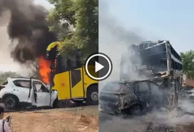 பேருந்து கார் விபத்து