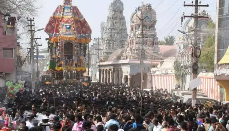 தஞ்சாவூர் தஞ்சை பெரிய கோயில் தேரோட்டம்