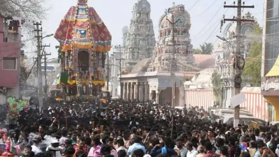 தஞ்சாவூர் தஞ்சை பெரிய கோயில் தேரோட்டம்