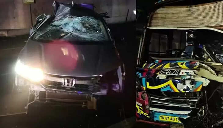 கார் பஸ் பேருந்து விபத்து