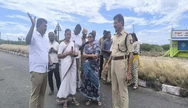 நீதிபதி கார் டிப்பர் லாரி மீது மோதி 4 பேர் பலி!