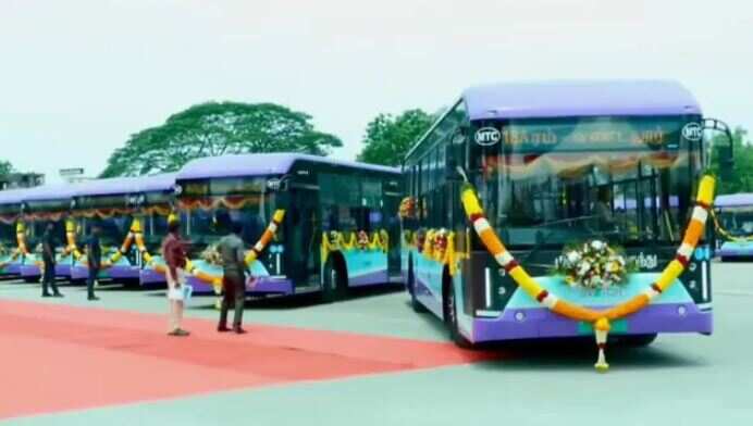 500 மின்சார பேருந்து கொள்முதல் டெண்டர் ரத்து செய்தது தவெக அரசு!