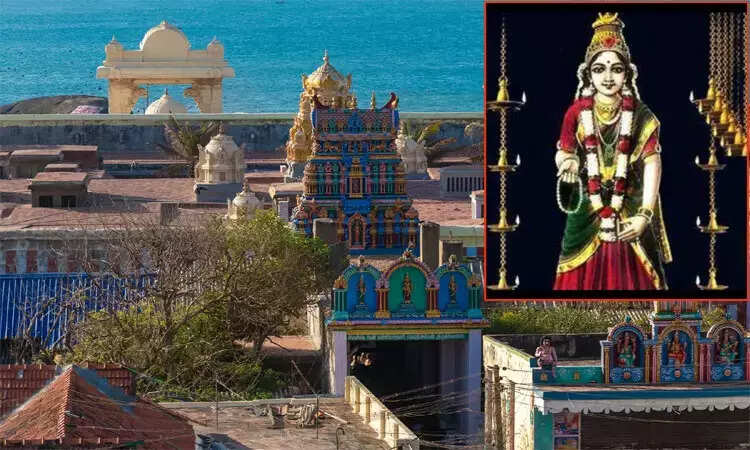 பச்சை பட்டுடுத்தி குமரி பகவதி அம்மன்... இன்று முதல் 3 நாட்களுக்கு ஓணம் திருவிழா!