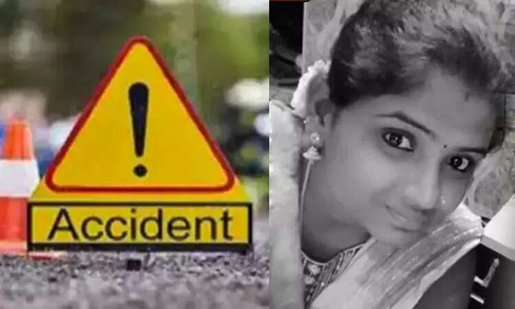 ஸ்கூட்டரில் டேங்கர் லாரி மோதி இளம்பெண் பலி!