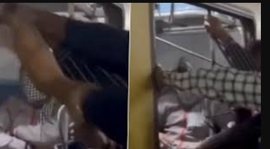 பதைபதைக்க வைக்கும் வீடியோ... மூடப்பட்ட கதவுகள்... ரயிலின் கண்ணாடிகளை உடைத்த பயணிகள்!