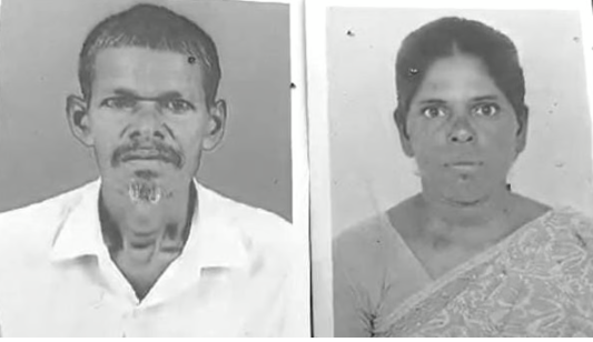 மாமனார், மாமியாரை அரிவாளால் வெட்டிப் படுகொலை செய்த மருமகள் !