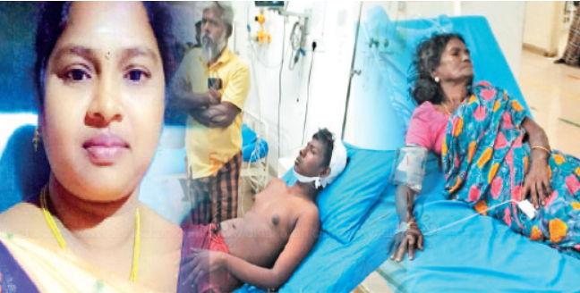 முன்னாள் ஊராட்சி மன்ற தலைவரின் மருமகள் இரும்பு ராடால் அடித்து கொலை!! பகீர் பிண்ணனி!!