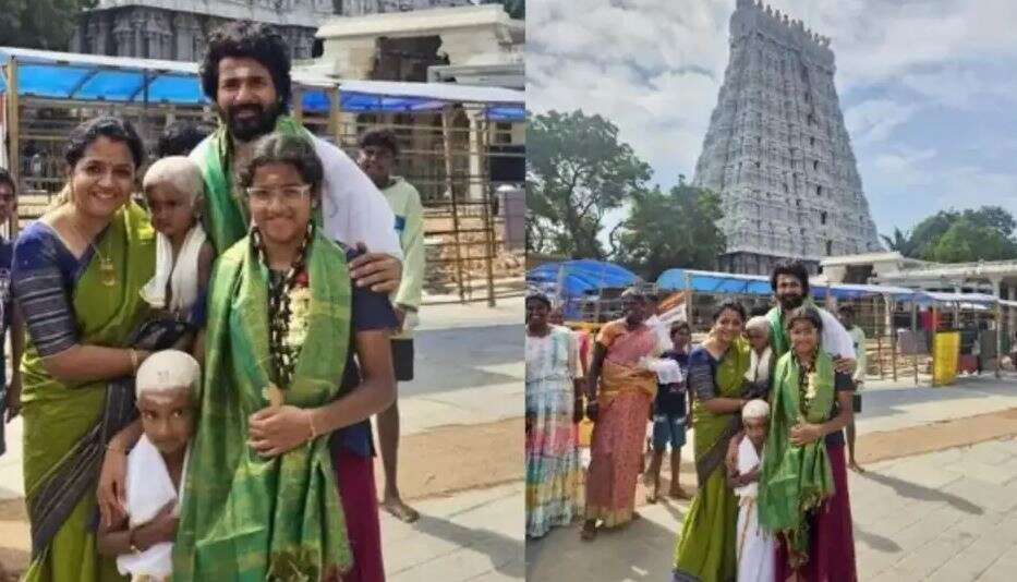 திருச்செந்தூரில் சிவகார்த்திகேயன்... மகன்களுக்கு மொட்டை அடித்து நேர்த்திக்கடன்!