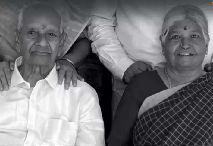 சாவிலும் இணை பிரியாத ஆதர்ச தம்பதி... கணவன் உயிரிழந்த சில நிமிடங்களில் மனைவியும் மயங்கி சரிந்து உயிரிழப்பு!