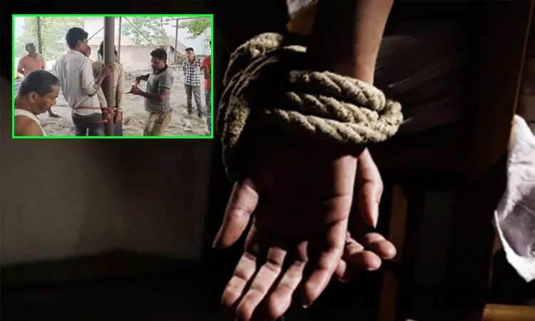 திருடர்களை கம்பத்தில் கட்டி வைத்து தர்ம அடி! பொது மக்களின் தரமான சம்பவம்!