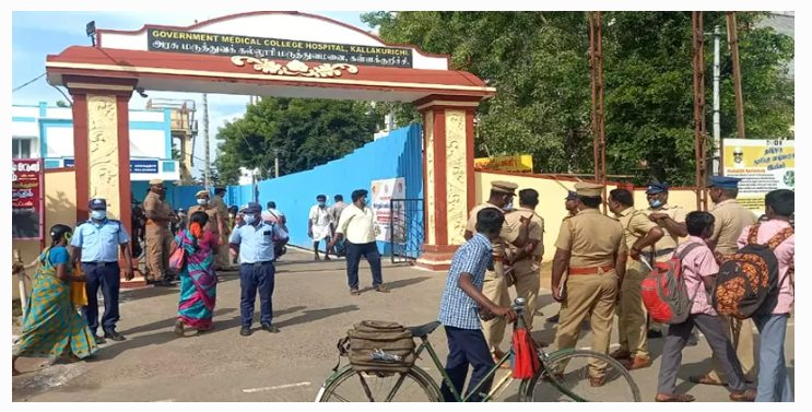 மீண்டும் பள்ளி மாணவி உடல் மறுபிரேத பரிசோதனை!!! கள்ளக்குறிச்சியில் பதற்றநிலை!!