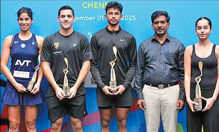 சர்வதேச ஸ்குவாஷ் போட்டி... தமிழக வீரர் வேலவன் செந்தில்குமார் ‘சாம்பியன்’.. ஜோஸ்னா அதிர்ச்சி தோல்வி!