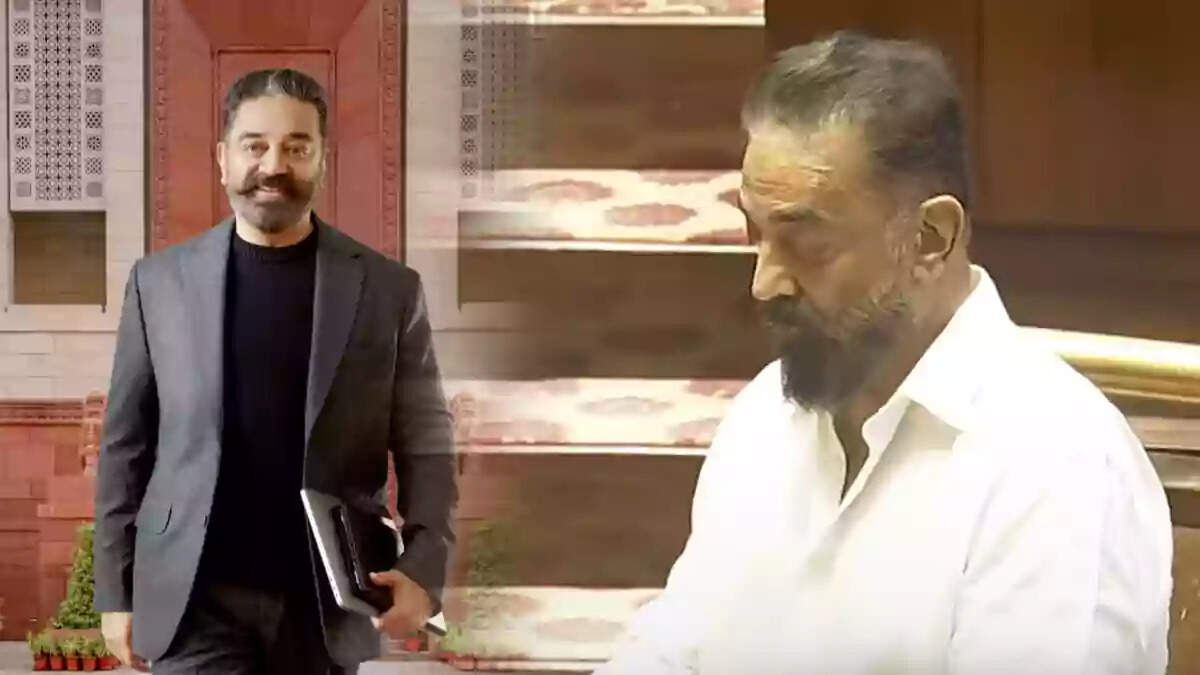 கமல்ஹாசன் மாநிலங்களவை எம்.பி.யாக தமிழில் உறுதிமொழி ஏற்று பதவியேற்றார் !