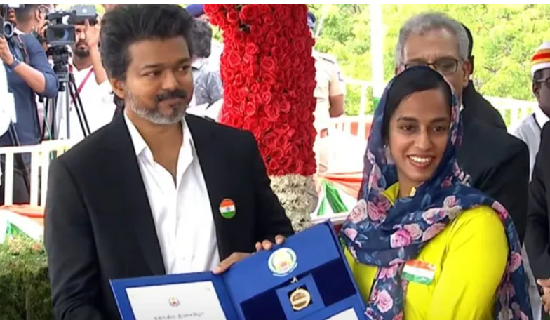 சுதந்திர தின விழாவில் நௌஷீன் பானுவுக்கு கல்பனா சாவ்லா விருது!