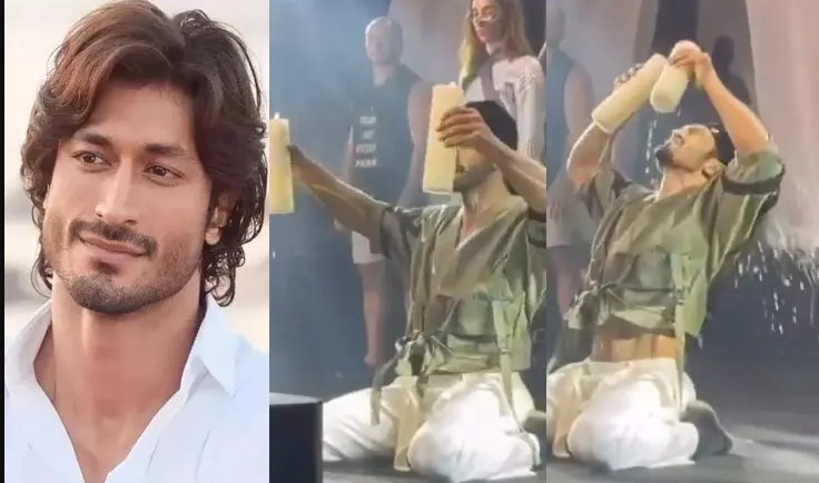 முகத்தில் எரியும் மெழுகை ஊற்றிய நடிகர் வித்யுத் ஜம்வால்... அதிர்ச்சி வீடியோ வைரல்!