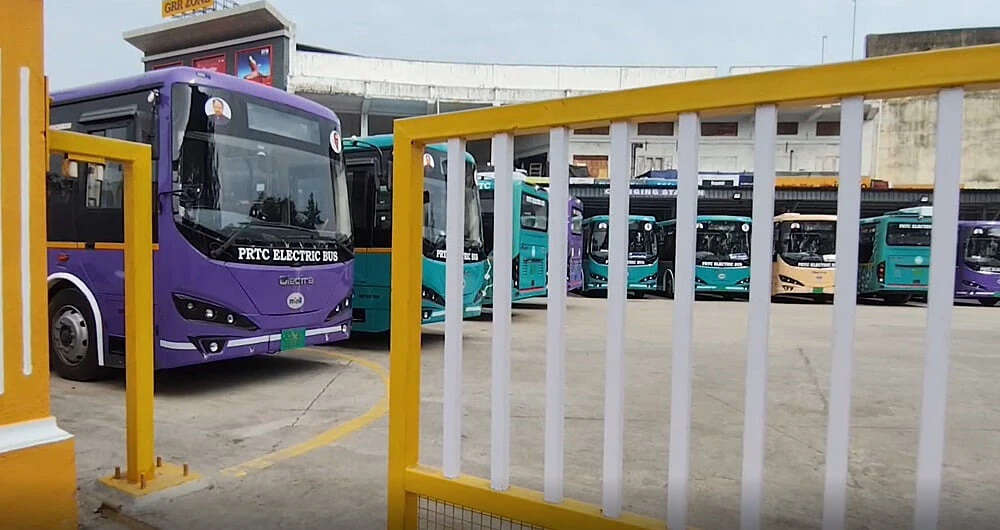 மின்சார பேருந்து ஓட்டுநர்கள் வேலைநிறுத்தம் ... ஊதிய உயர்வு கோரி போராட்டம்!