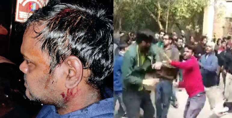 ஜேஎன்யு பல்கலை.யில் தமிழ் மாணவர்கள் மீது தாக்குதல்.. ஏ.பி.வி.பி அமைப்பினர் கொடூரம்