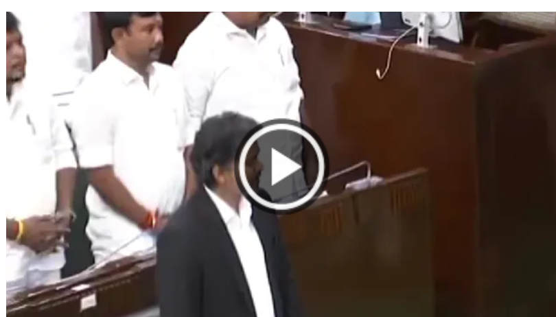 கோட்டையில் பிறந்தநாள் முழக்கம்... தமிழக முதல்வர் நடிகர் விஜய்க்குச் சட்டப்பேரவையில் சபாநாயகர் மற்றும் உறுப்பினர்கள் மலர் தூவி வாழ்த்து