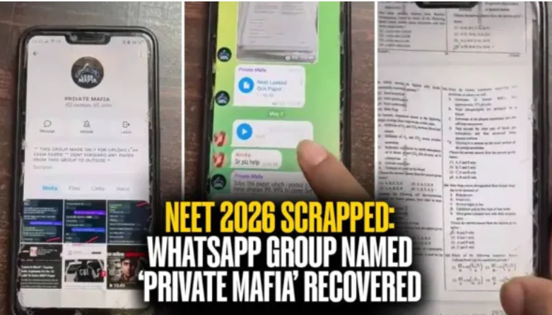 நீட் 2026 தேர்வு வினாத்தாள் வாட்ஸ்அப், டெலிகிராம் மூலம் கசிவு... பிண்ணனியில் மாஃபியா கும்பல் முறைகேடு... சிபிஐ கிடுக்கிப்பிடி விசாரணை!