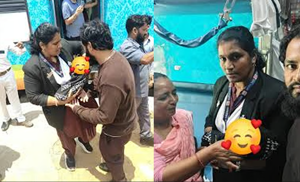 ஓடும் எக்ஸ்பிரஸ் ரயிலில் பிரசவம்.. துரிதமாகச் செயல்பட்ட பெண் அதிகாரி - தாயும் சேயும் நலம்!