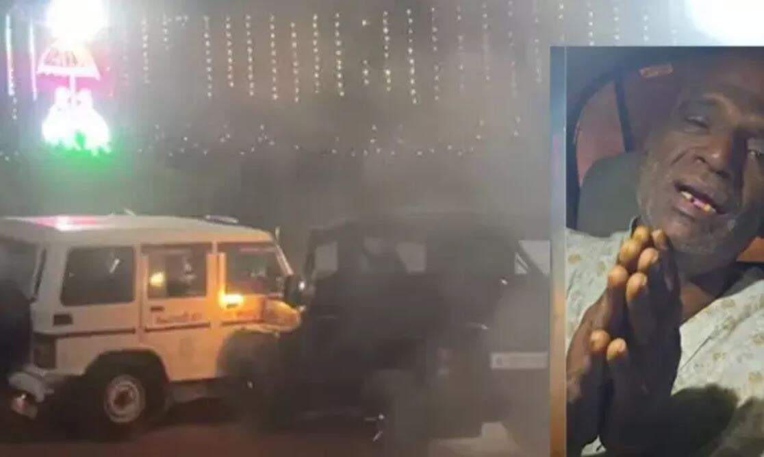 போலீஸ் வாகனம் மீது ஜீப்பை ஏற்றி கொலை முயற்சி... தென்காசியில் வாலிபர் கைது!