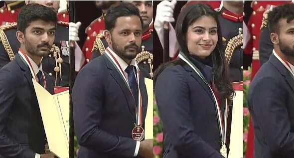 சூப்பர்... குகேஷ், மனு பாக்கர் உட்பட 4 பேருக்கு கேல் ரத்னா விருது..!