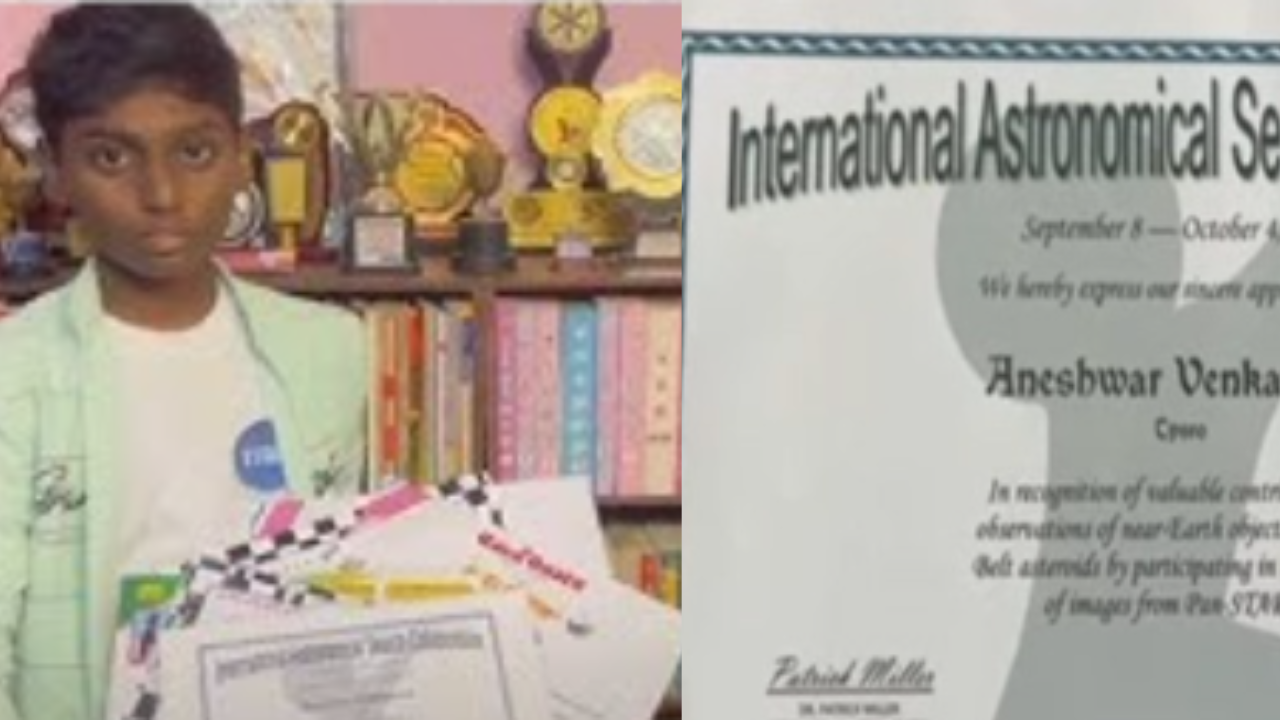 விண்கற்களை ஆய்வு செய்து அசத்திய கடலூர் மாணவன்.. சான்றிதழ் கொடுத்து பாராட்டிய நாசா..!!