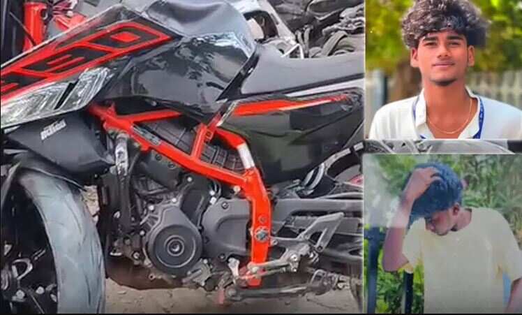 பைக் மீது லாரி மோதி 2 கல்லூரி மாணவர்கள் பலி.. சென்னையில் சோகம்!